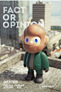 FARMER BOB - Fact or Opinion Blind box Series : ﻿This series contains 12 regular designs and 2 secret designs. Purchase a case and get 12 regular or 11 and 1 secret.