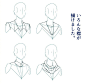 #设计小课堂# 关于肩膀和领子的讲座&小tips分享，教你画出不单薄富有立体感的肩膀~ 转需~（绘师Amagi_Yoshihito(id=15166869)） ​​​​