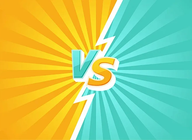 VS VS符号对抗或对立设计概念图002图片下载