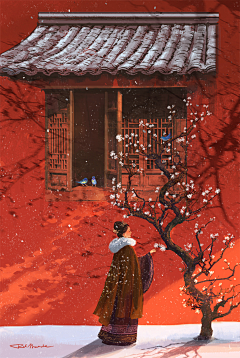 平静的呢喃采集到插画