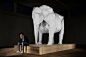 真是尺寸的纸质大象 - 一五一十「分享精致生活 | 传播新奇时尚」