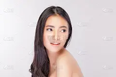 完美,清新,皮肤,自然美,女孩,人的脸部,牙齿美白,艺术模特,半身像,彩妆