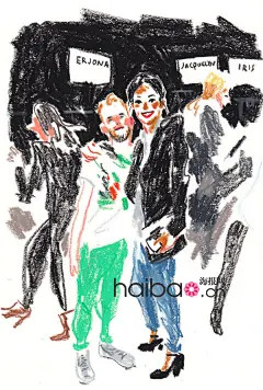 【最新图片】时装精变身“蜡笔小人”狂卖萌，“女魔头”睁大“星星眼”好娇羞！插画师Damien Florebert Cuypers俏皮可爱的“时装周速写”，为时尚添点幽默乐趣_图1_海报时尚网图片库