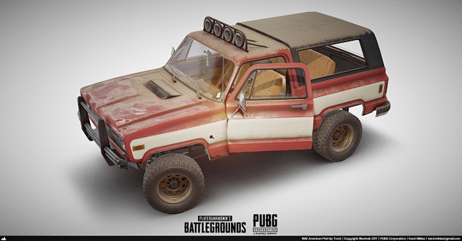 PUBG: Pick-Up Truck,...