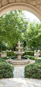 green & white landscaping