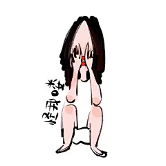 大红唇插画，女人，女神，女士，都是女啊