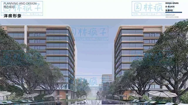 FWB686 现代住宅地产小区居住区高层...