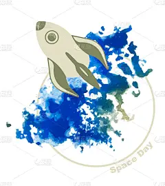 空间的一天。宇宙航行学的一天。