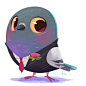 pigeons can be dapper too! ★ Find more at http://www.pinterest.com/competing/