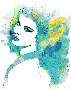 Esther Bayer的时尚水彩人物插画欣赏_服装设计大师吧_百度贴吧