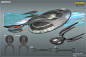Sagittarius class, Hector Ortiz : The Sagittarius class was designed for Star Trek Online's expansion: Agents of Yesterday.