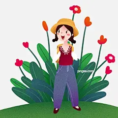 春游踏青外出插画图片大小2000x2000px 图片尺寸4.26 MB 来自PNG搜索网 pngss.com 免费免扣png素材下载！春游踏青#郊游插画#卡通插画#旅游踏青#漂亮的女孩#外出游玩#装饰图案#