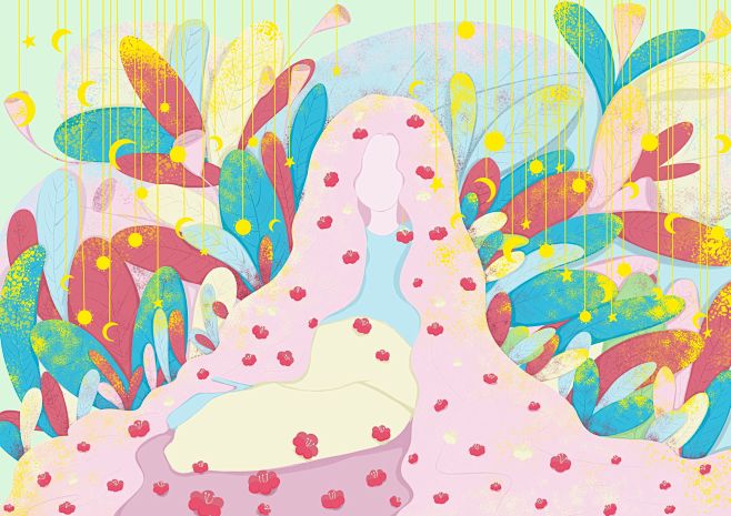 咚咚锵-插画原创-五月