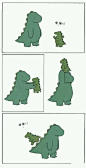 小恐龙和恐龙爸爸的故事，真是好温馨！