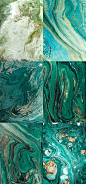 绿色蓝色天然大理石纹理底纹背景鎏金JPG超清大图设计素材装饰画-淘宝网