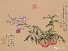 慈禧太后画的几幅寿桃
