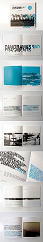 Panoramas & Fragments Paysages 1918-2008  画册设计 平面 排版 版式  design book #采集大赛# #平面#【之所以灵感库】 