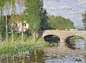 Pierre-Eugene Montezin - Bridge upon the River, Sainte-Gemme-Moronval