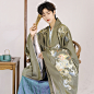 【流烟昔泠-天禄之川】男女CP明制披风2019西塘汉服文化周联名款-tmall.com天猫