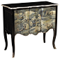 Roanne Chest, Black Frenchoiserie eclectic dressers chests and bedroom armoires
