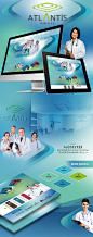 ATLANTIS MEDICAL WEBSITE : UI , IDENTITY AND WEB DESIGN FOR A MEDICAL COMPANY IN TURKEY.Medical, medical surgery, surgery, doctor, surgeon, surgery equipment, plastic surgery, surgical gloves, hospital, nurse, Plastic Surgery body ,Cardiovascular, Ophthal