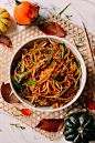 Leftover Thanksgiving Turkey Lo Mein