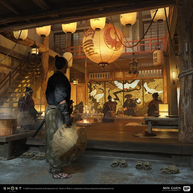 Ghost of Yotei- Red Crane Inn-花瓣网