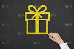 黑板,包装纸,贺卡,留白,新的,绘画插图,生日,仅成年人,现代