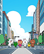 Photo by LINE FRIENDS_Official on July 25, 2019.