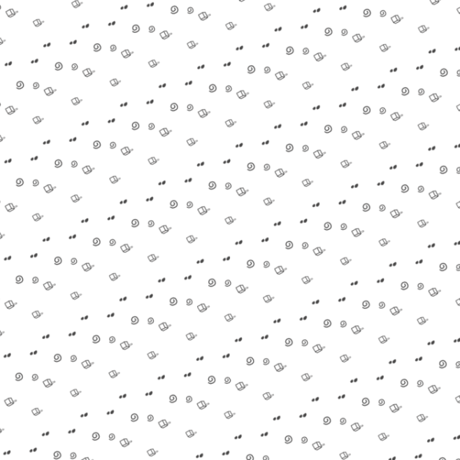 卡通可爱全屏水印虚线文字免抠PNG透明背...