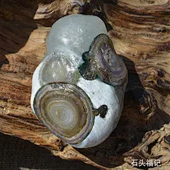 天然阿拉善戈壁石 玛瑙原石 外蒙眼睛石原石 手把件 奇石
