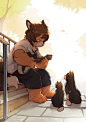 2月22日活动的奖品摸鱼图 街边一隅 @FANSTA... 来自呀嘛的小2狼 - 微博
