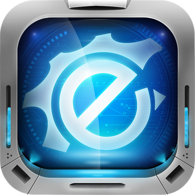 APP ICON设计 工业感 科技感 钢...