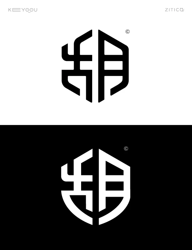 胡 字体标志品牌设计应用-课游视界（KEYOOU）_168921_26713e19-花瓣网