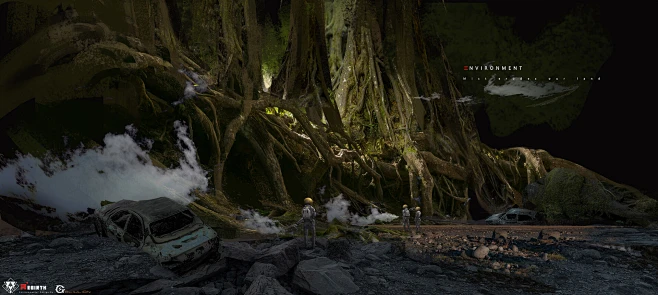 参天巨树 （A gigantic tree）-花瓣网