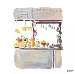 【插画先锋】拥抱夏日之歌 : “春光已融化了\x0a白日渐长，夜风渐暖\x0a似乎有谁迟到了\x0a没关系，还来得及，\x0a让这一首夏日之歌拥抱你”