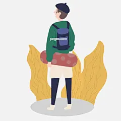 卡通插画风拿滑板的男孩图片大小2000x2000px 图片尺寸165.38 KB 来自PNG搜索网 pngss.com 免费免扣png素材下载！户外#健身#卡通手绘#免抠图#人物#矢量#速度#体育#玩耍#运动#植物#