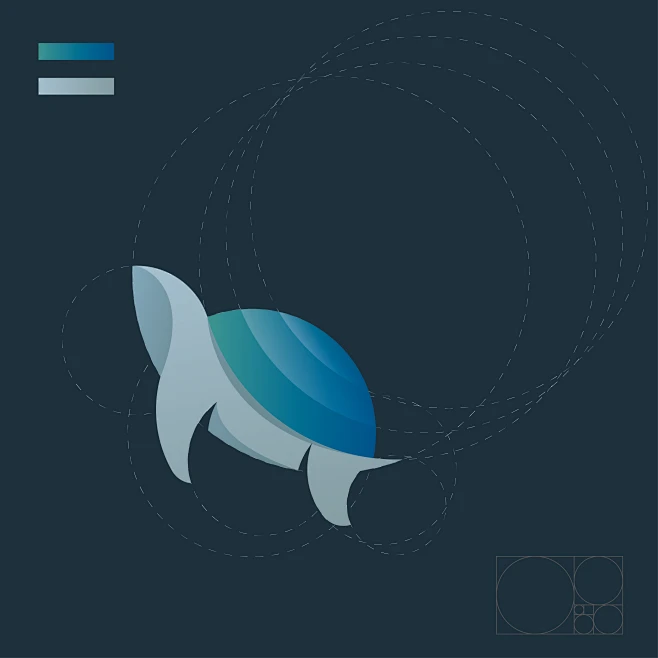 海龟-LOGO-练习图片_插画-治愈图片素材-花瓣网