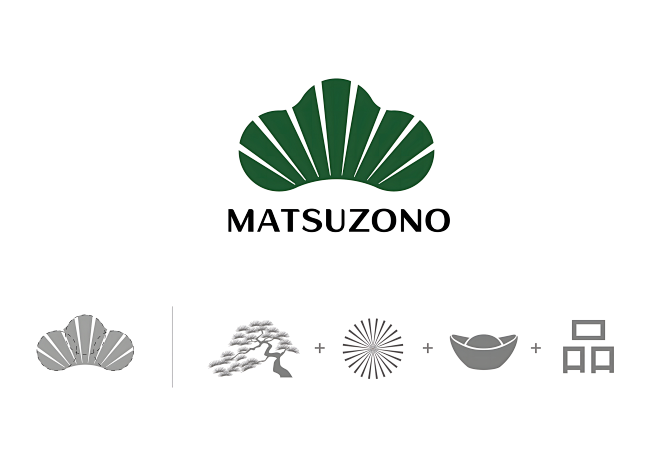 松园食品logo设计 标志设计食品设计手作食品logo2