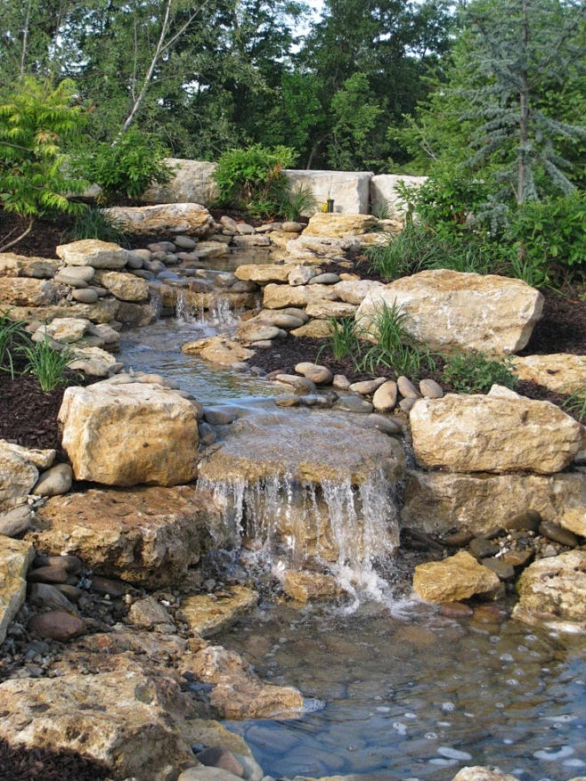 waterfall-花瓣网
