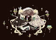 [PIXIV众神殿]诡异的色彩魔术师“しきみ”作品欣赏（下）