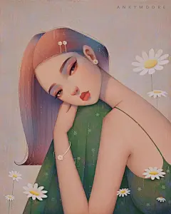插画 丨 身在井隅，心向星光，眼里有诗，自在远方