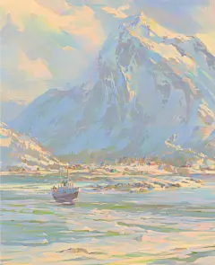 天马行空！同色系概念场景插画