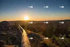 日落 山 自然 树脂 八个男人的高度 景观 森林 太阳