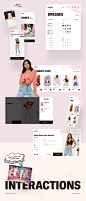 MISSGUIDED - Visual Experiment : MISSGUIDED is an online women's clothing store with an incredibly insane branding. At the moment, their site looks pretty ordinary and stands out from their overall concept and I decided to offer my vision.In this project,