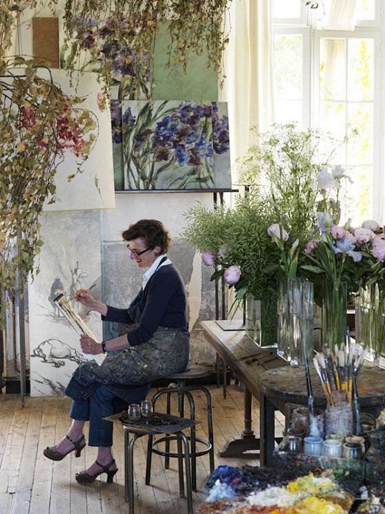 画家 Claire Basler 和她的...