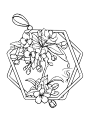 30天线稿练习30（ 古风花卉篇） - 小红书