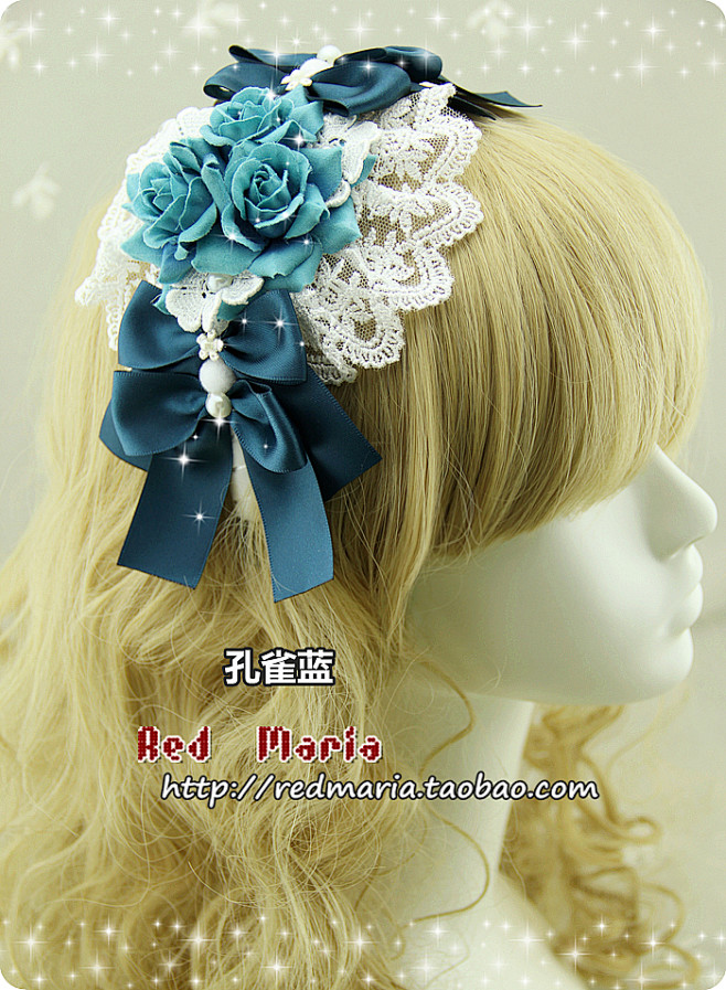 red maria lolita发饰手作...
