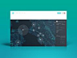 Helium Map Dashboard User Interface | Flat UI Design