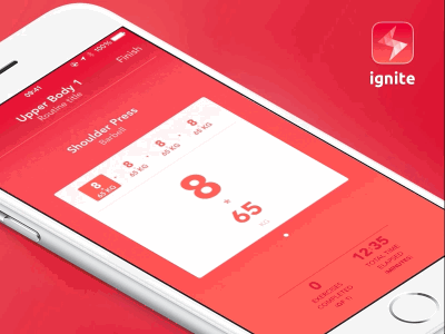 Ignite workout track...